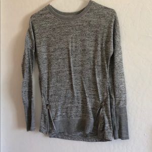 Grey fitness top